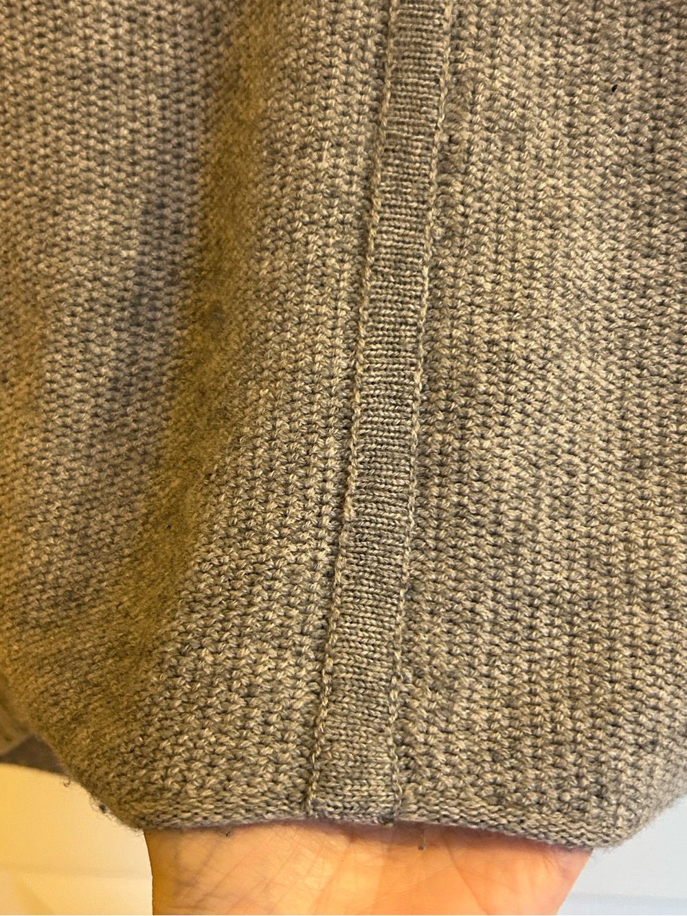 REPEAT Silver Edition Wool Cashmere Blend Wrap Cardigan Draped Cowl Neck - Picture 8 of 15